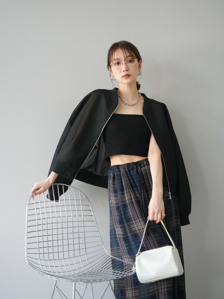 [予約]シアーダンボールボリュームスリーブMA-1/ブラック