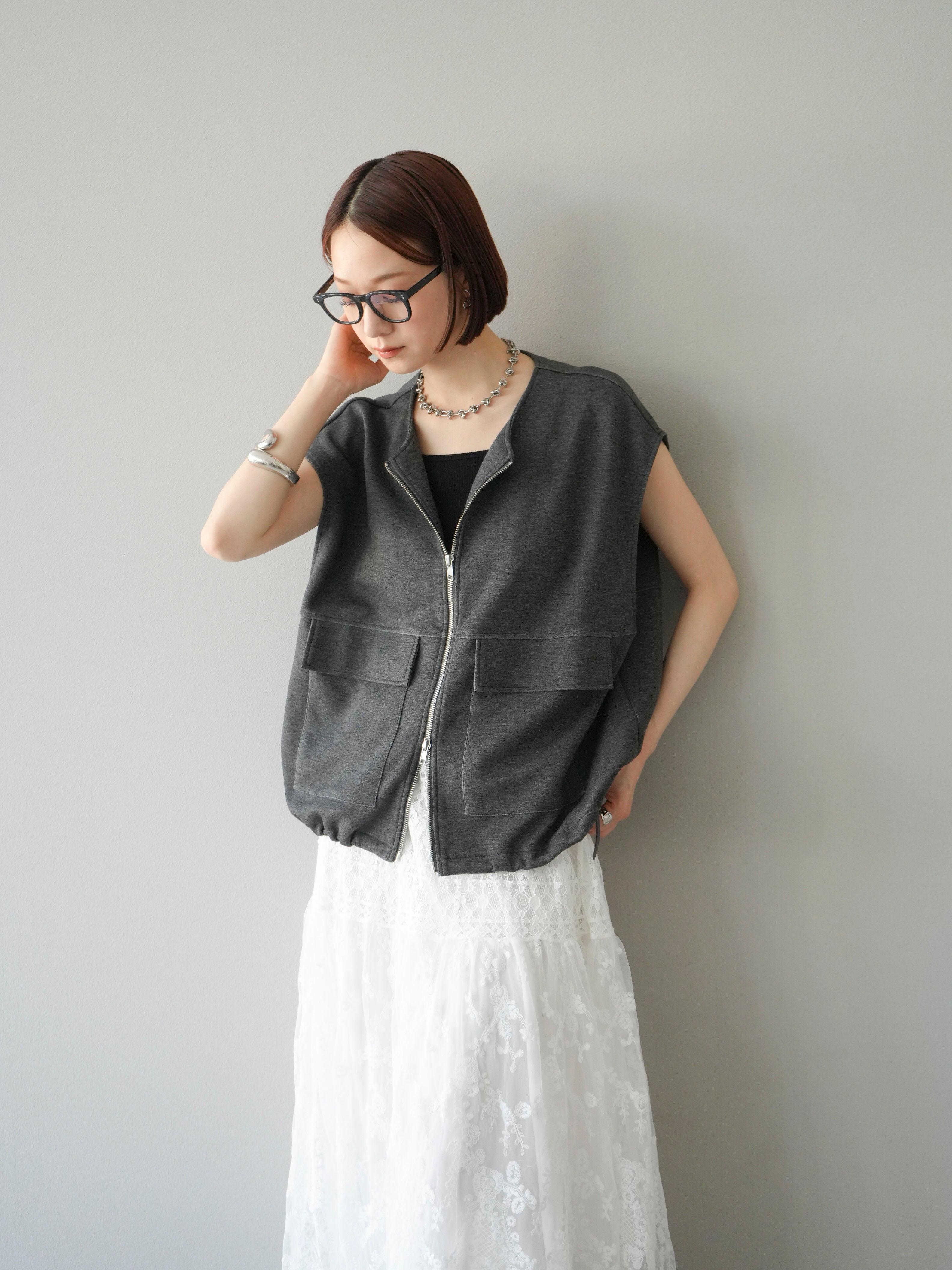 予約]ライトポンチZIPブルゾン/チャコール – Lumier