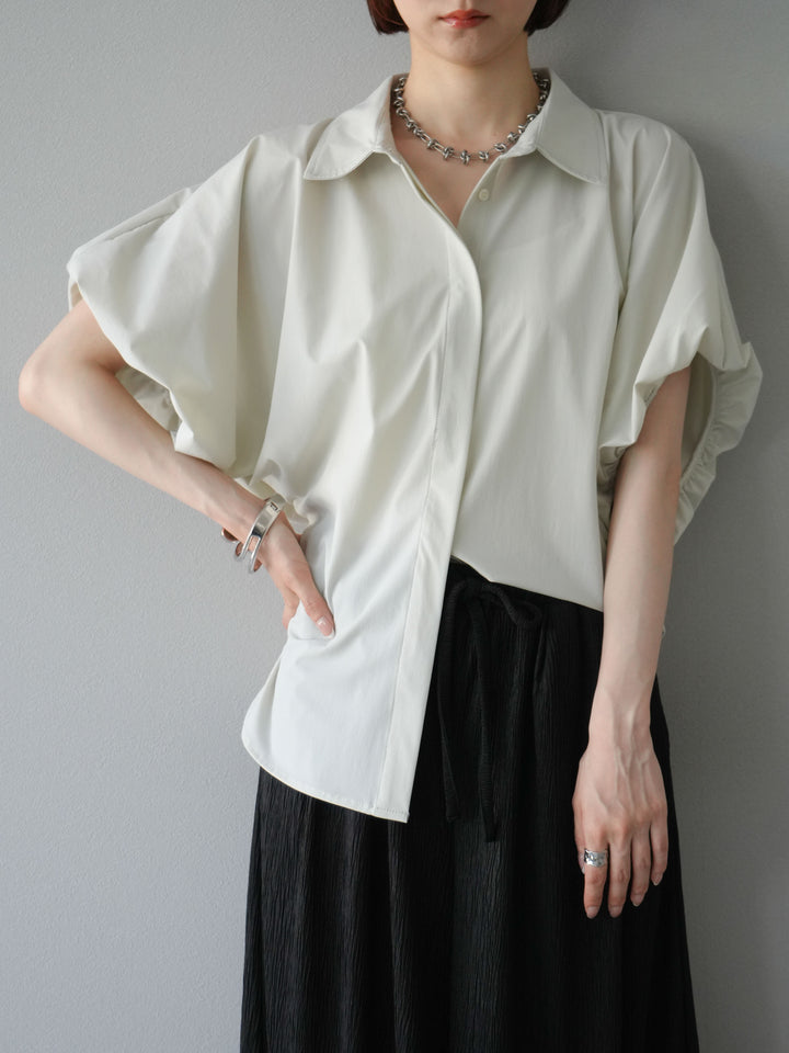 [予約]ICE TOUCHパフスリーブシャツ/オフグレー