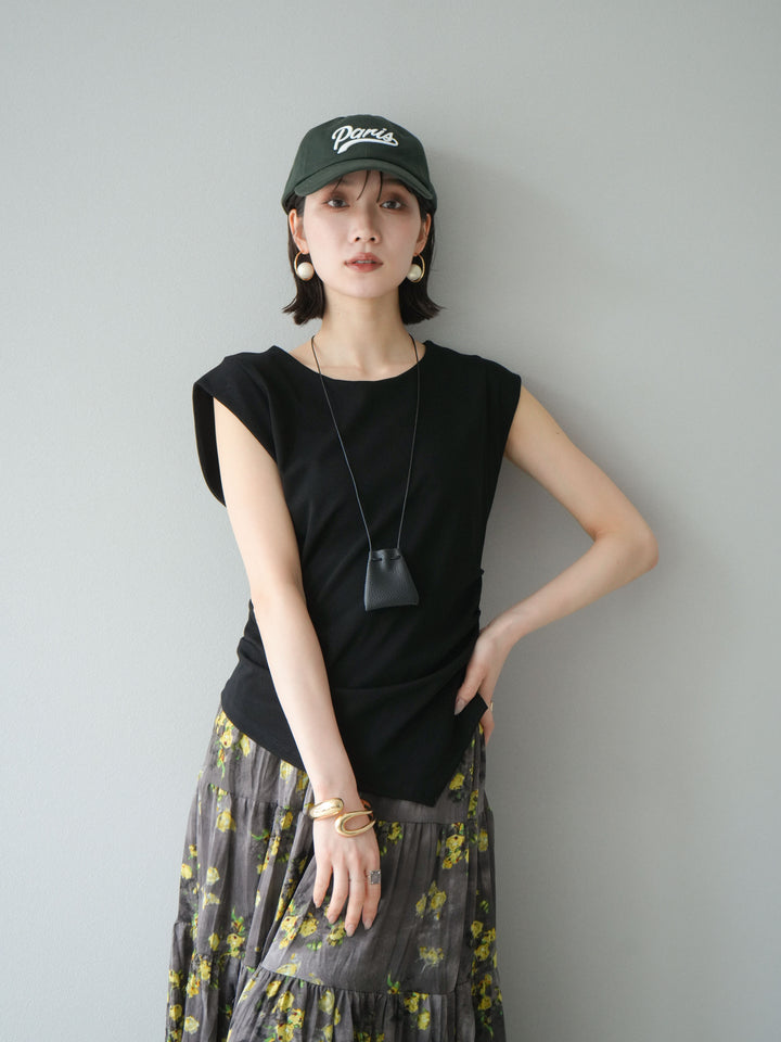 【預購】巴黎標誌刺繡棒球帽/綠色