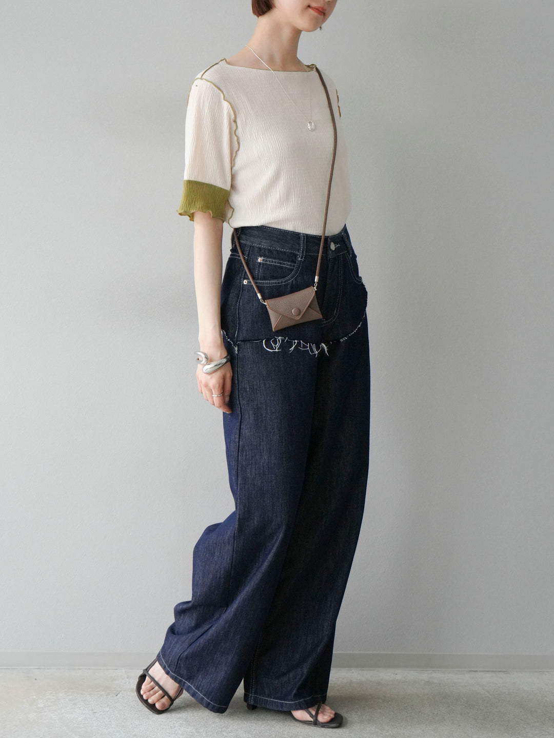 【預購】提臀牛仔褲/深藍色