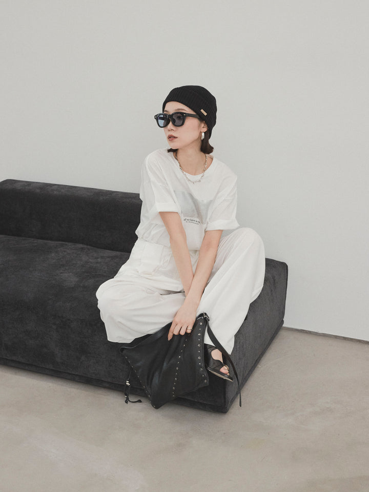 [套裝] 燙金印花Dry Touch棉質TEE​​ + 燙金印花Dry Touch棉質TEE​​ (2件套裝)