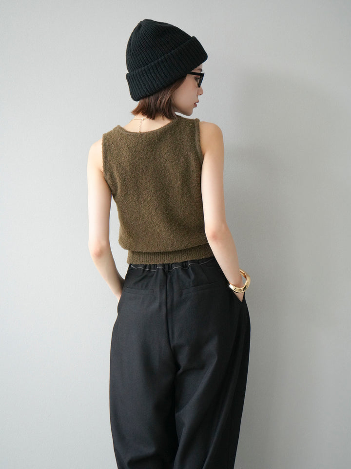 [予約]ニットビーニー/ネイビー