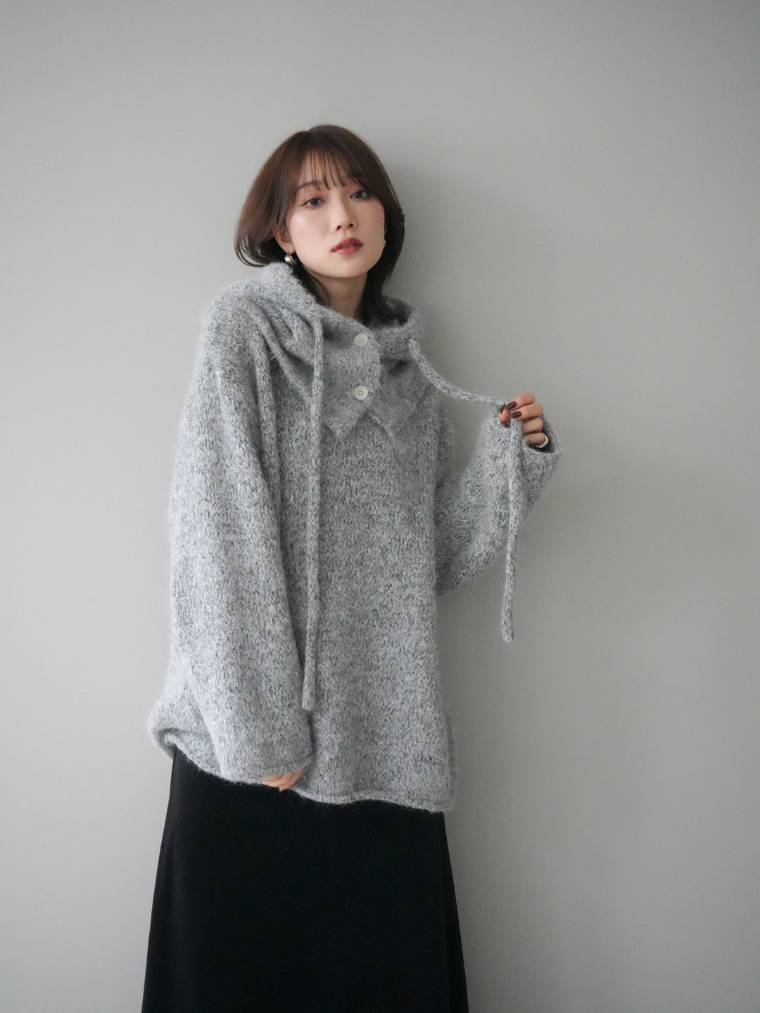 [SET]バラクラバSETニットプルオーバー+選べるアクセセット(2set)