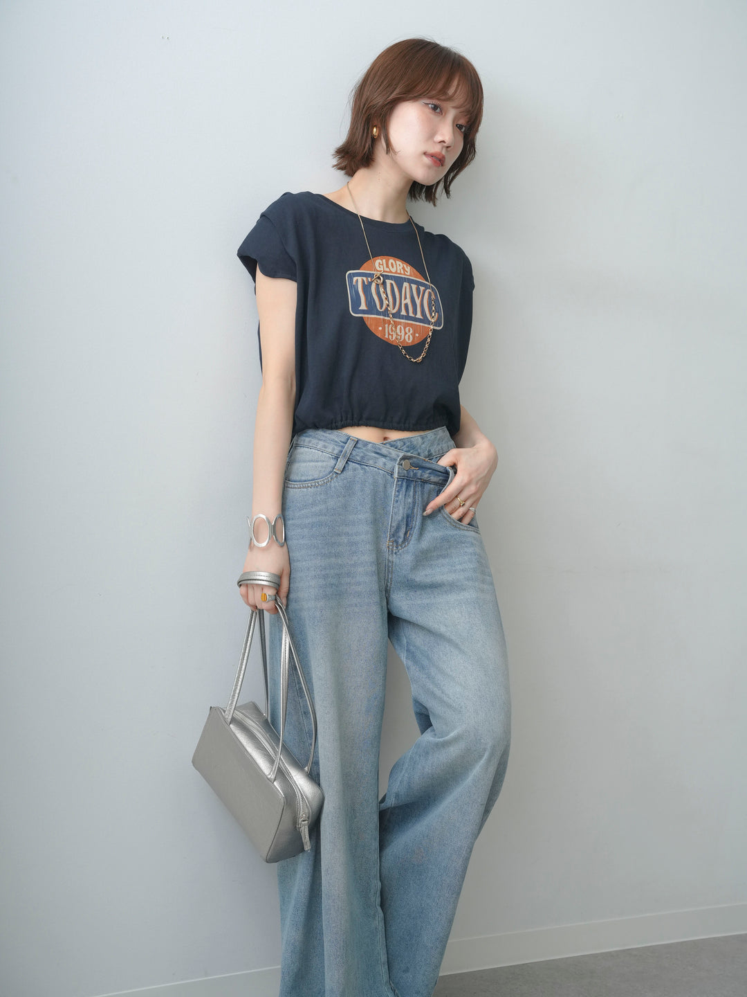[SET]ヴィンテージロゴドロストTEE+ヴィンテージロゴドロストTEE(2set)