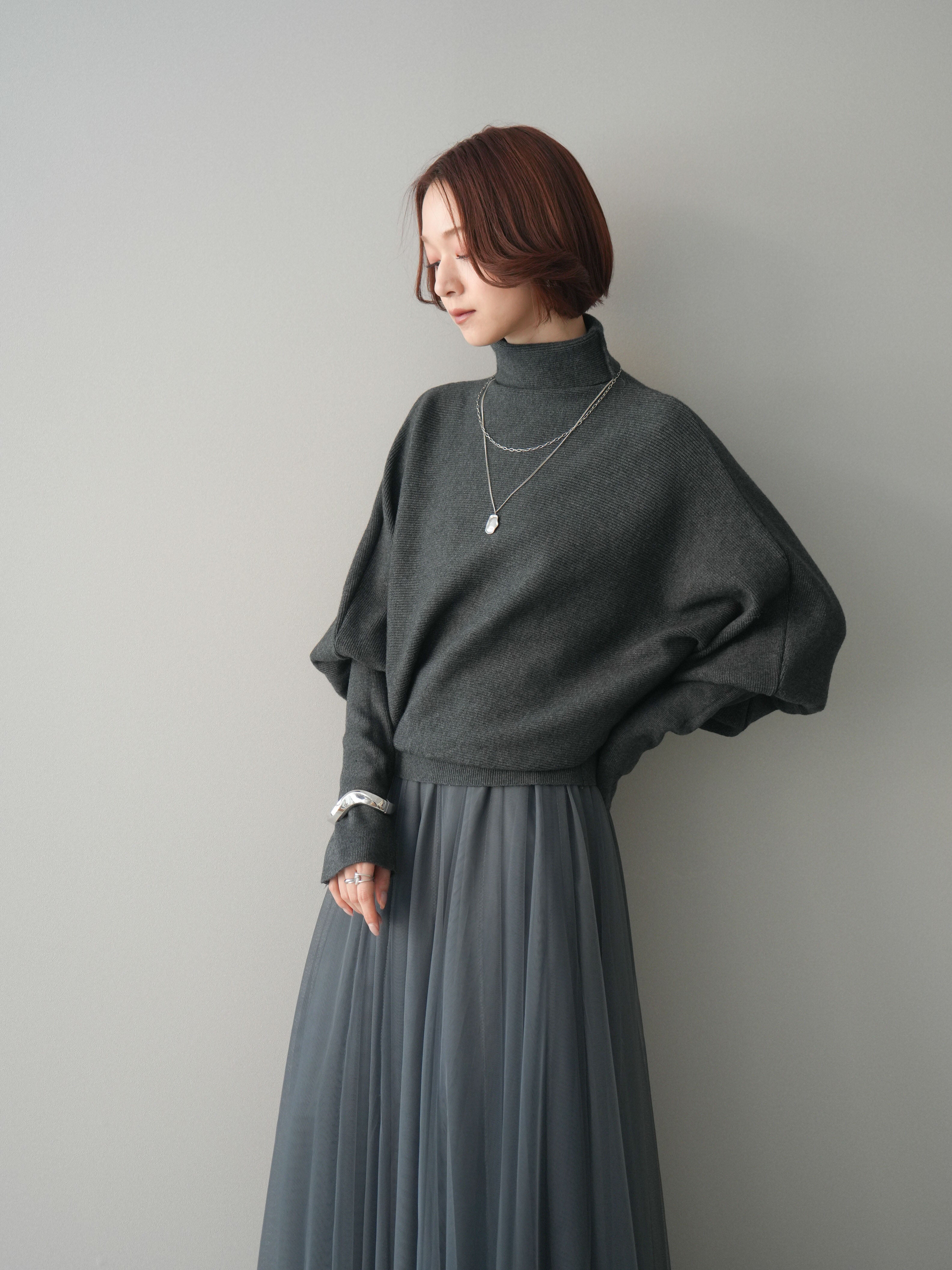 ＵＲ♡ボリュームタートルニット NOMINE（ノミネ） ニット セーター ボリュームスリーブタートルニット