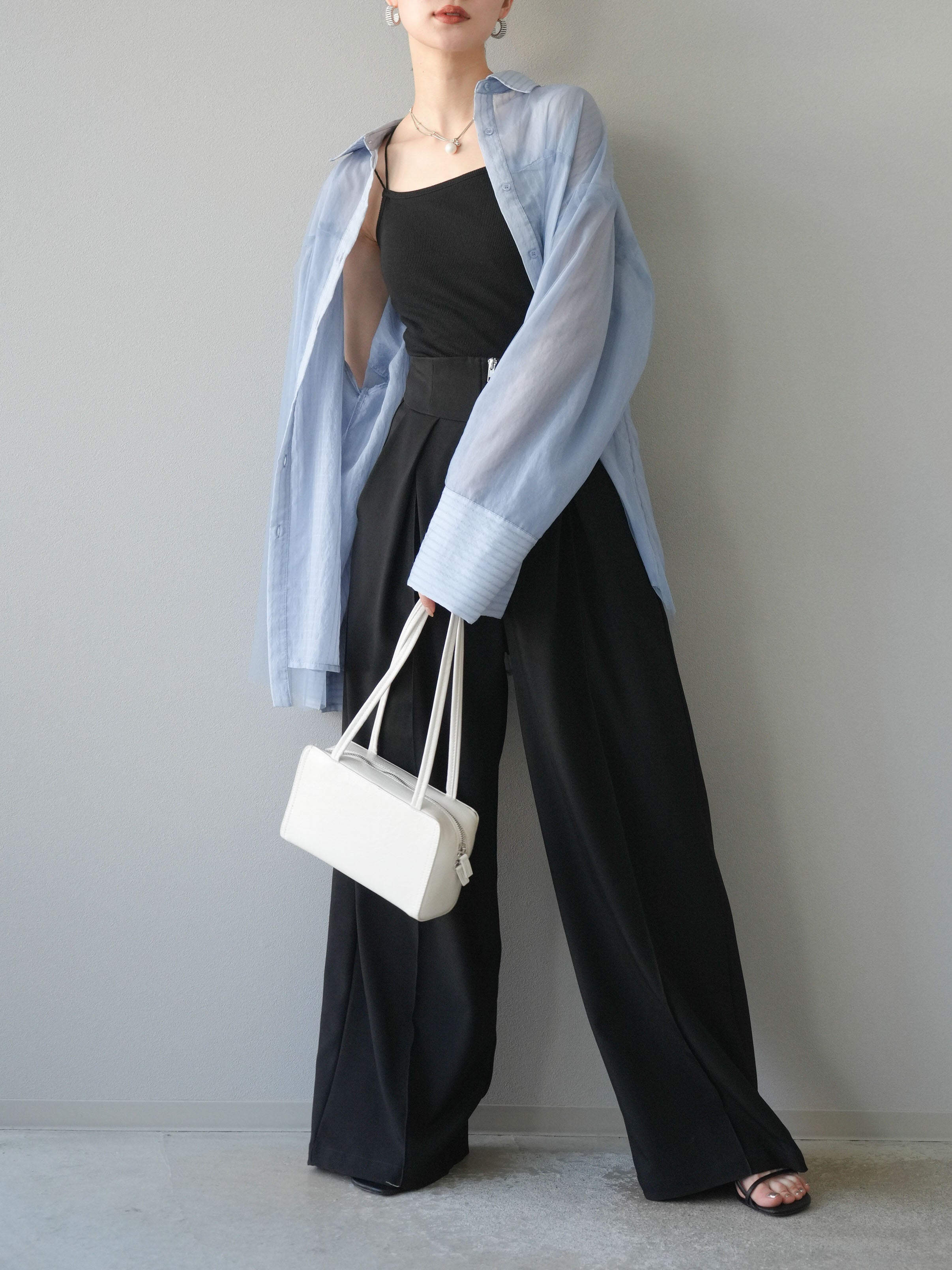 専用⭐︎キュール　ストライプシャツ プルオーバー ストライプオーバーサイズシャツ | ファッション通販サイト NUGU