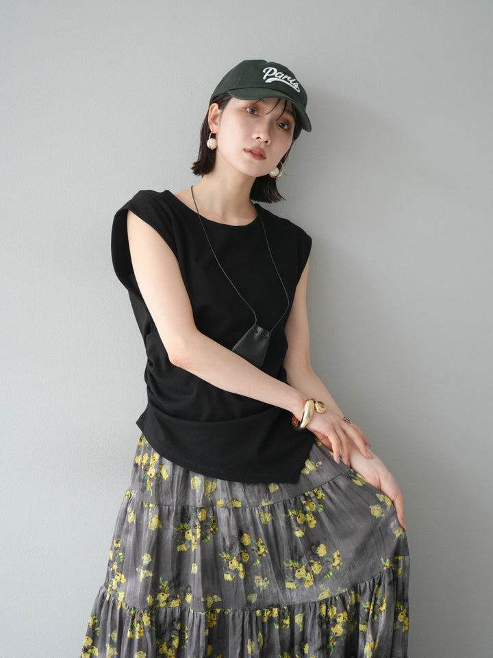 【預購】巴黎標誌刺繡棒球帽/綠色