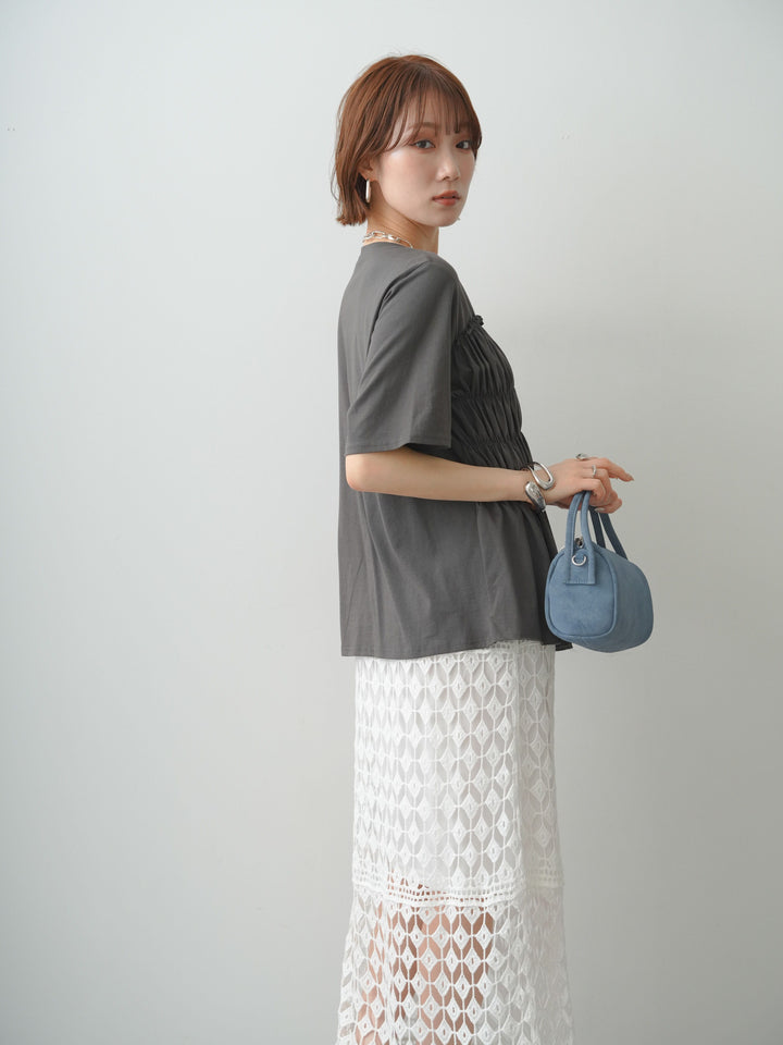 [SET]クールタッチシャーリングTEE+選べるアクセセット(2set)