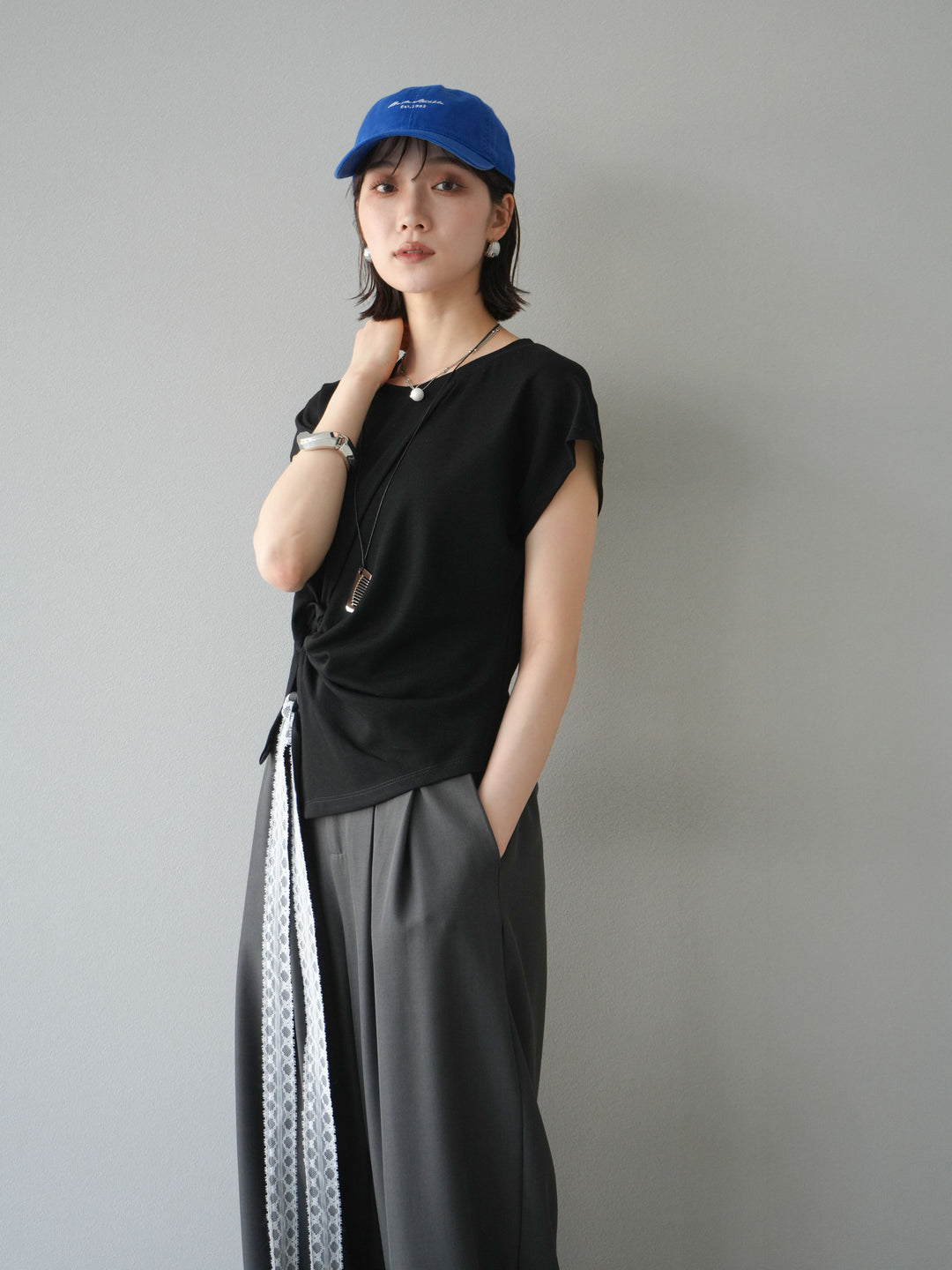 【預購】留言logo刺繡棒球帽/藍色