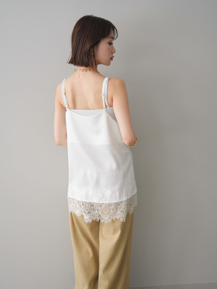 [SET]レーストリムキャミソール+レーストリムキャミソール(2set)