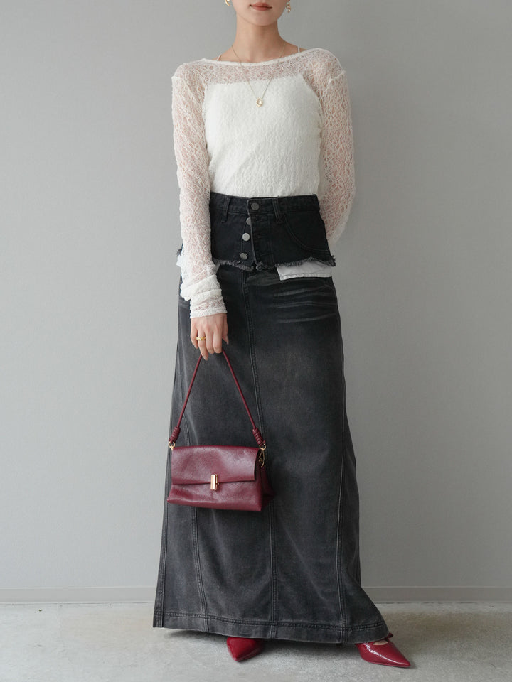 [予約]バックラウンドレーストップス/オフ