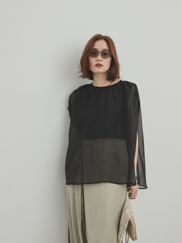 [SET]コンパクトスムースシアーレイヤードトップス+コンパクトスムースシアーレイヤードトップス(2set)