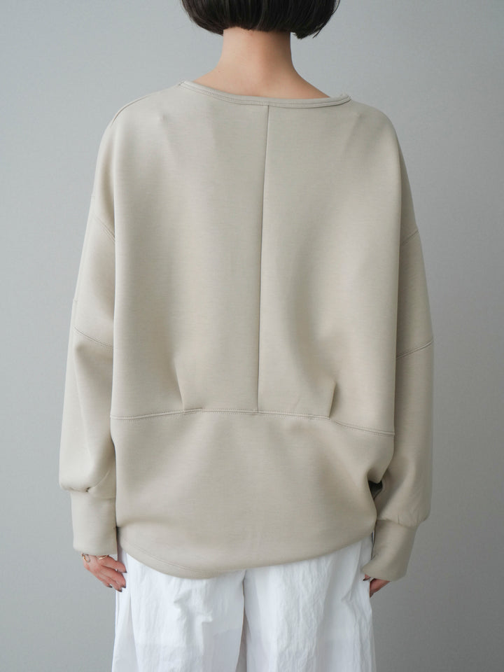 [予約]ライトポンチコクーンプルオーバー/beige