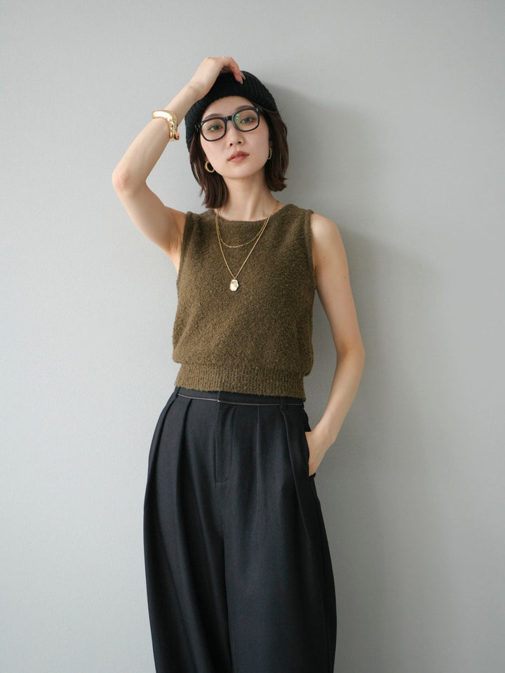 [予約]ニットビーニー/グレー