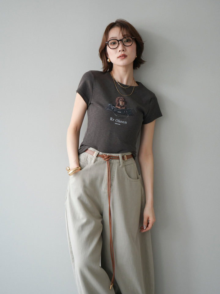 [SET]ドッグコンパクトTEE+選べるアクセセット(2set)
