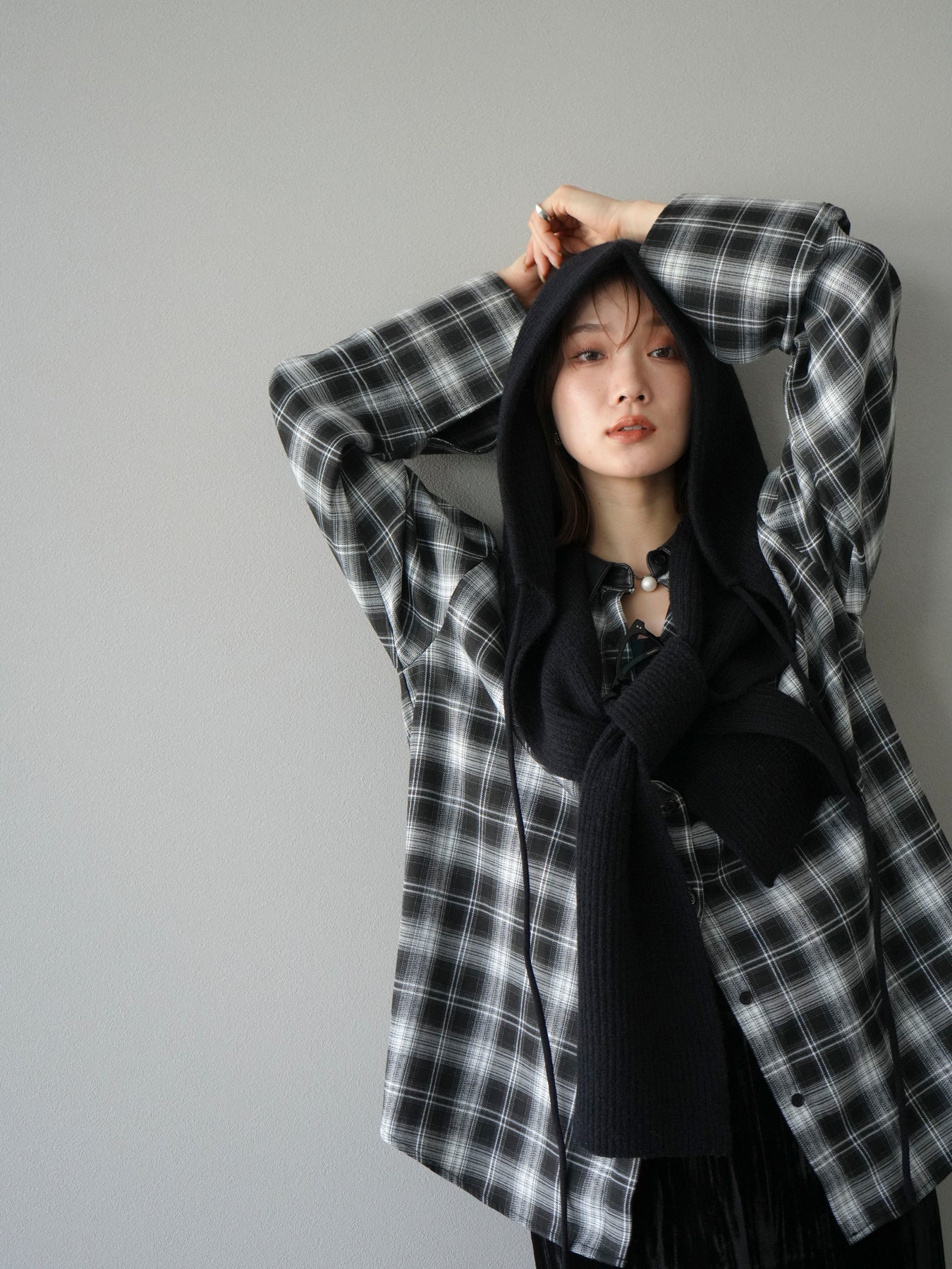 sheller レザーチェックコート COAT – shéller / シェリエ