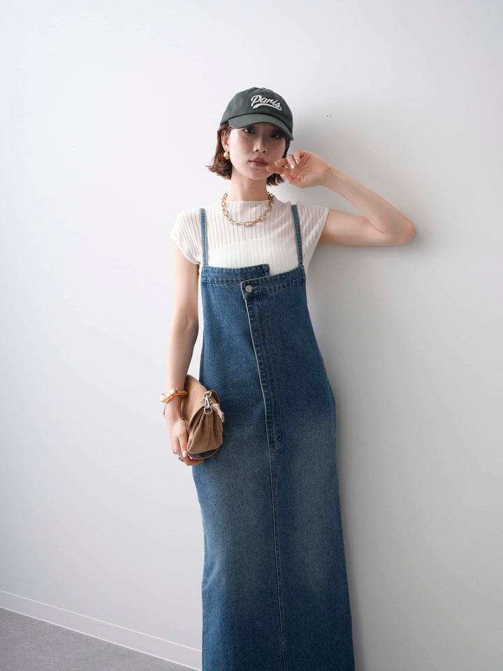 [予約]シアーリブフレンチニットトップス/white