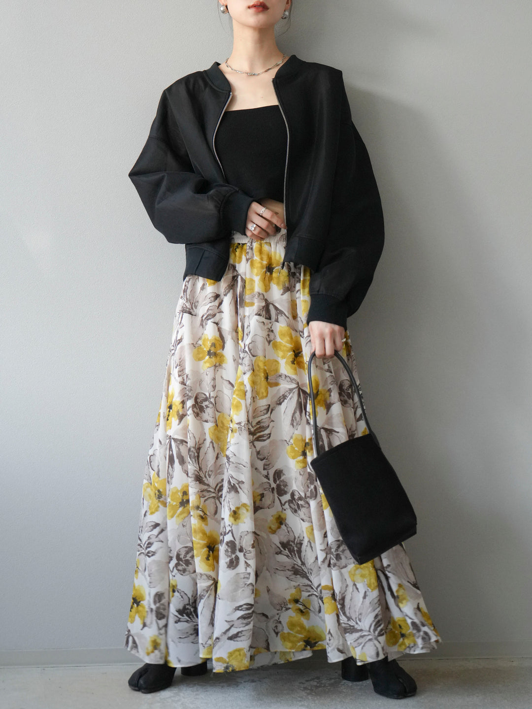 [予約]シアーダンボールボリュームスリーブMA-1/ブラック