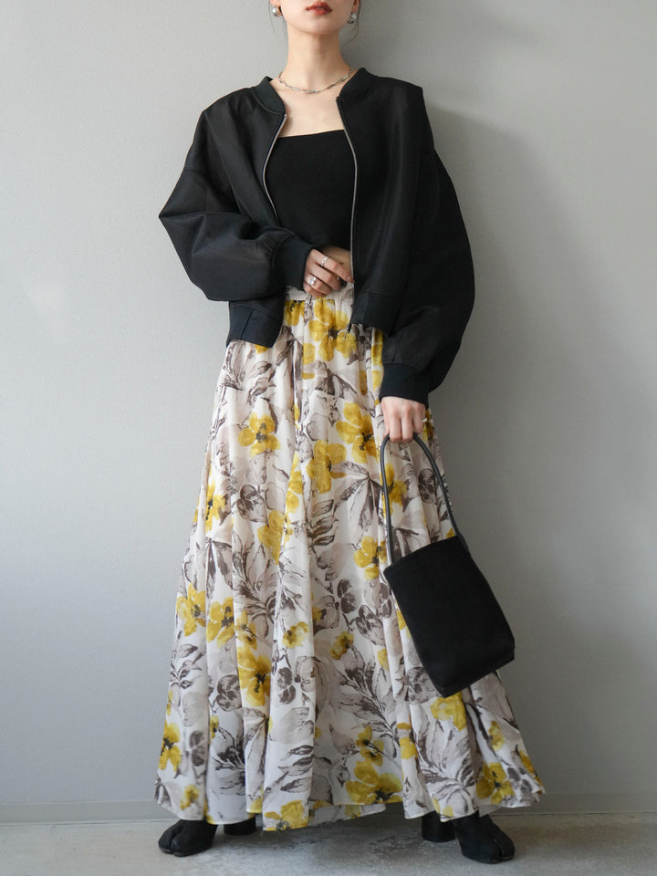 [予約]シアーダンボールボリュームスリーブMA-1/ブラック