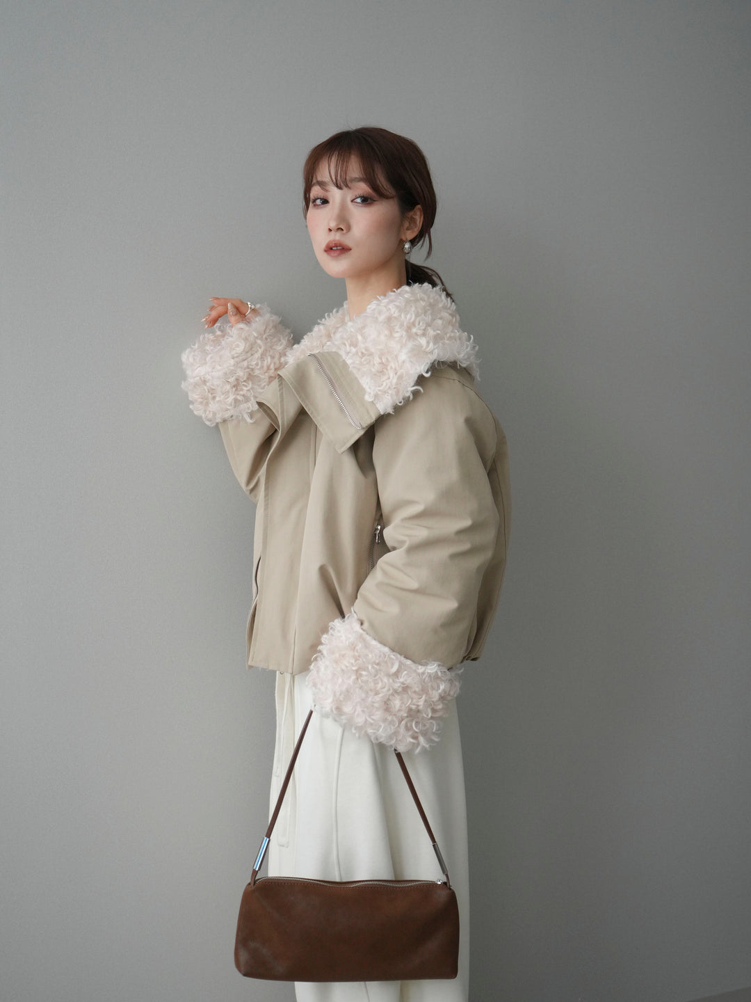 [予約]プードルファーダウンジャケット/beige