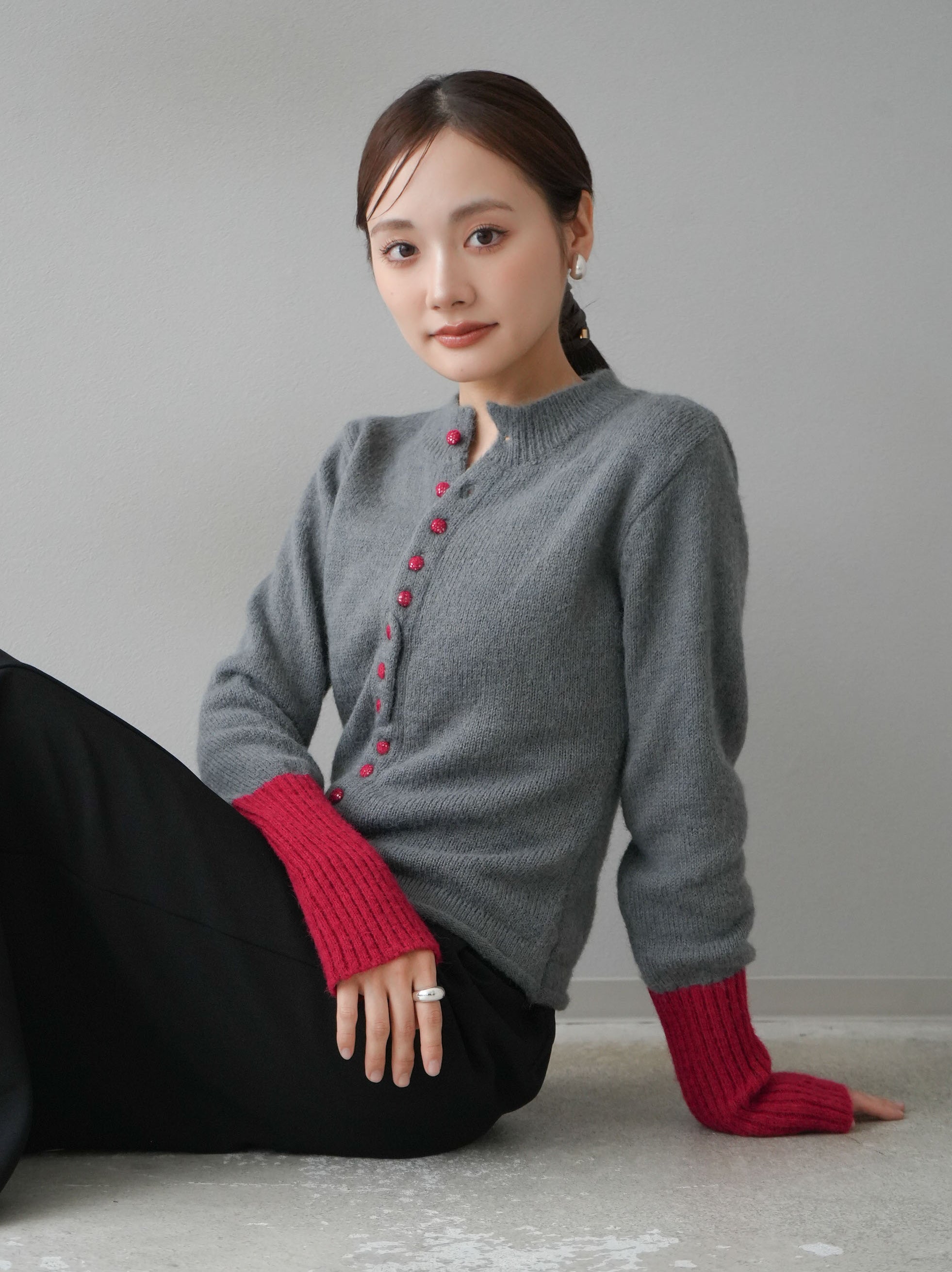 LEMAIRE グレースプレッドカラーカーディガン 2.Canon-9546_23f48c2a-7a6a-