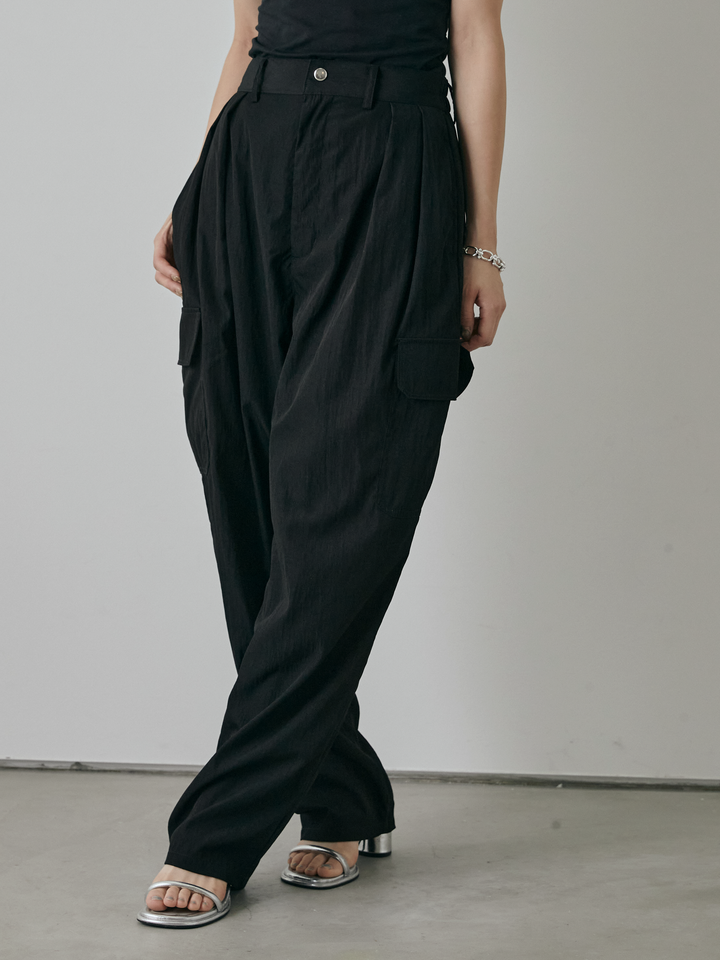 [預購] 軍裝工裝褲/黑色