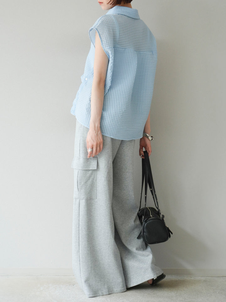 [SET]ウエストラインサイドポケットスウェットパンツ+ウエストラインサイドポケットスウェットパンツ(2set)