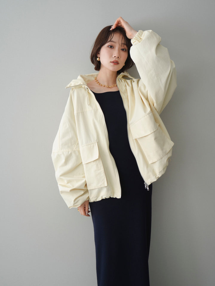 [予約]2WAYニットワンピース/darknavy