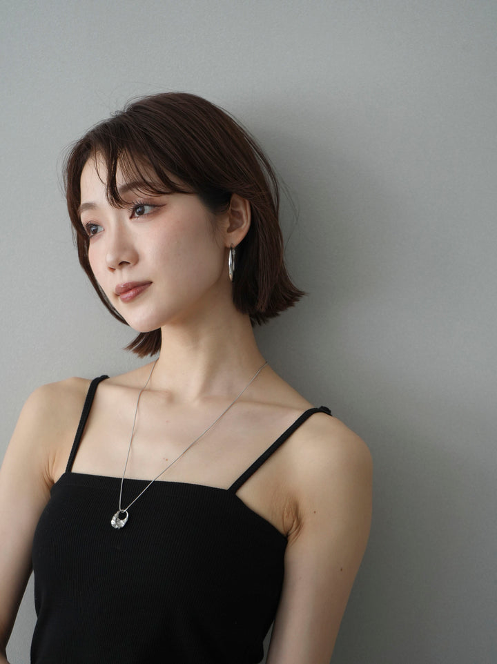 [予約]ビックフープピアス/silver