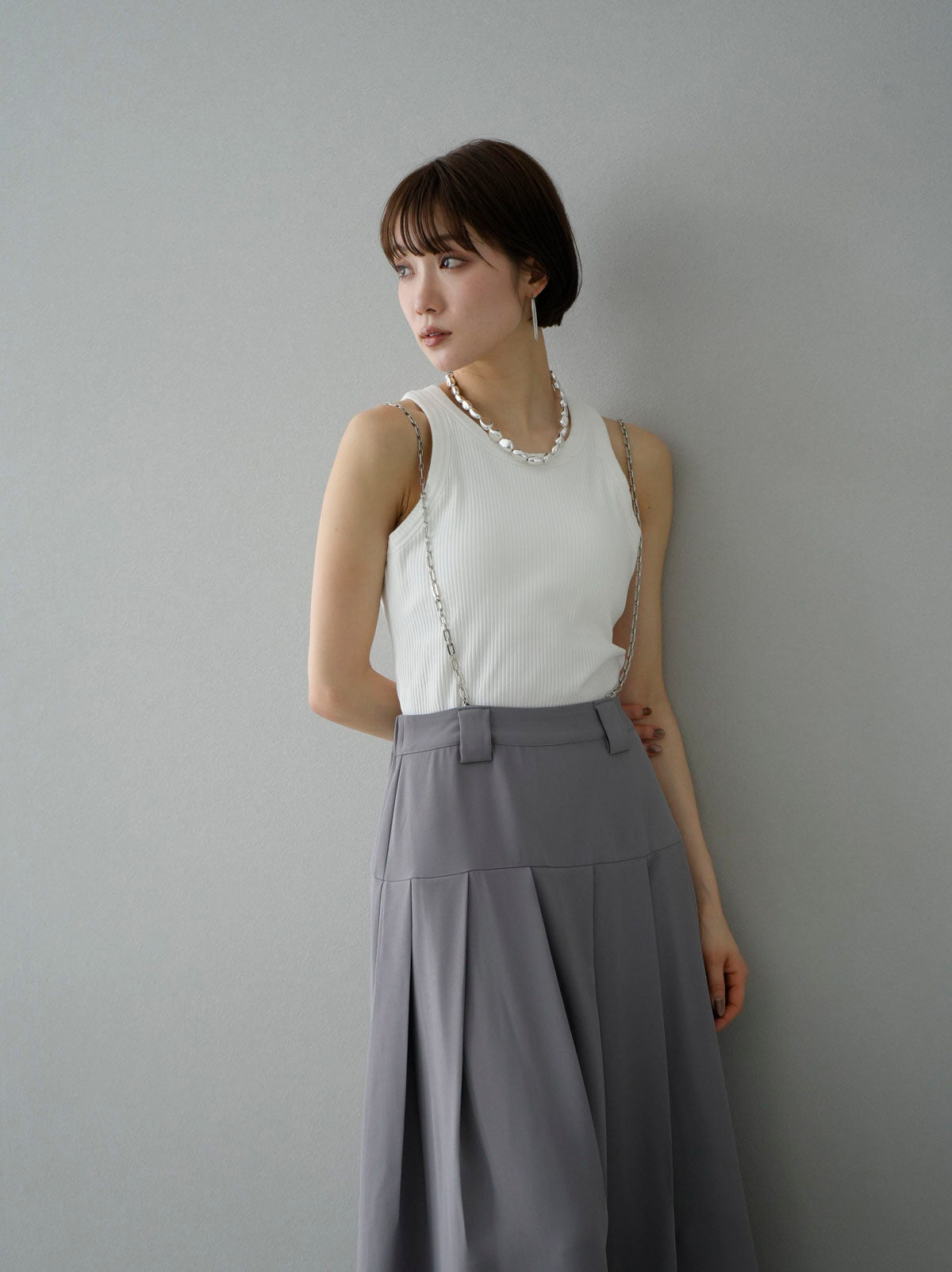 ReLondonタックスカート COLUMN / ワイドタックスカート｜ESTNATION ONLINE STORE