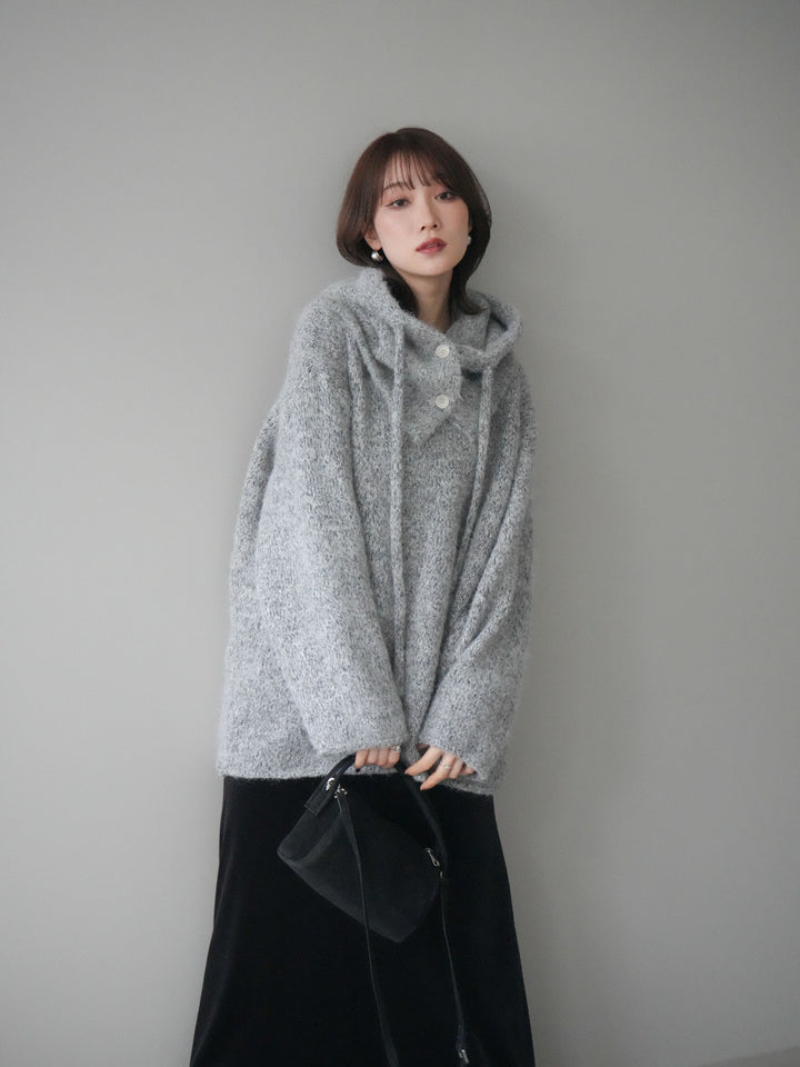 [予約]バラクラバSETニットプルオーバー/gray