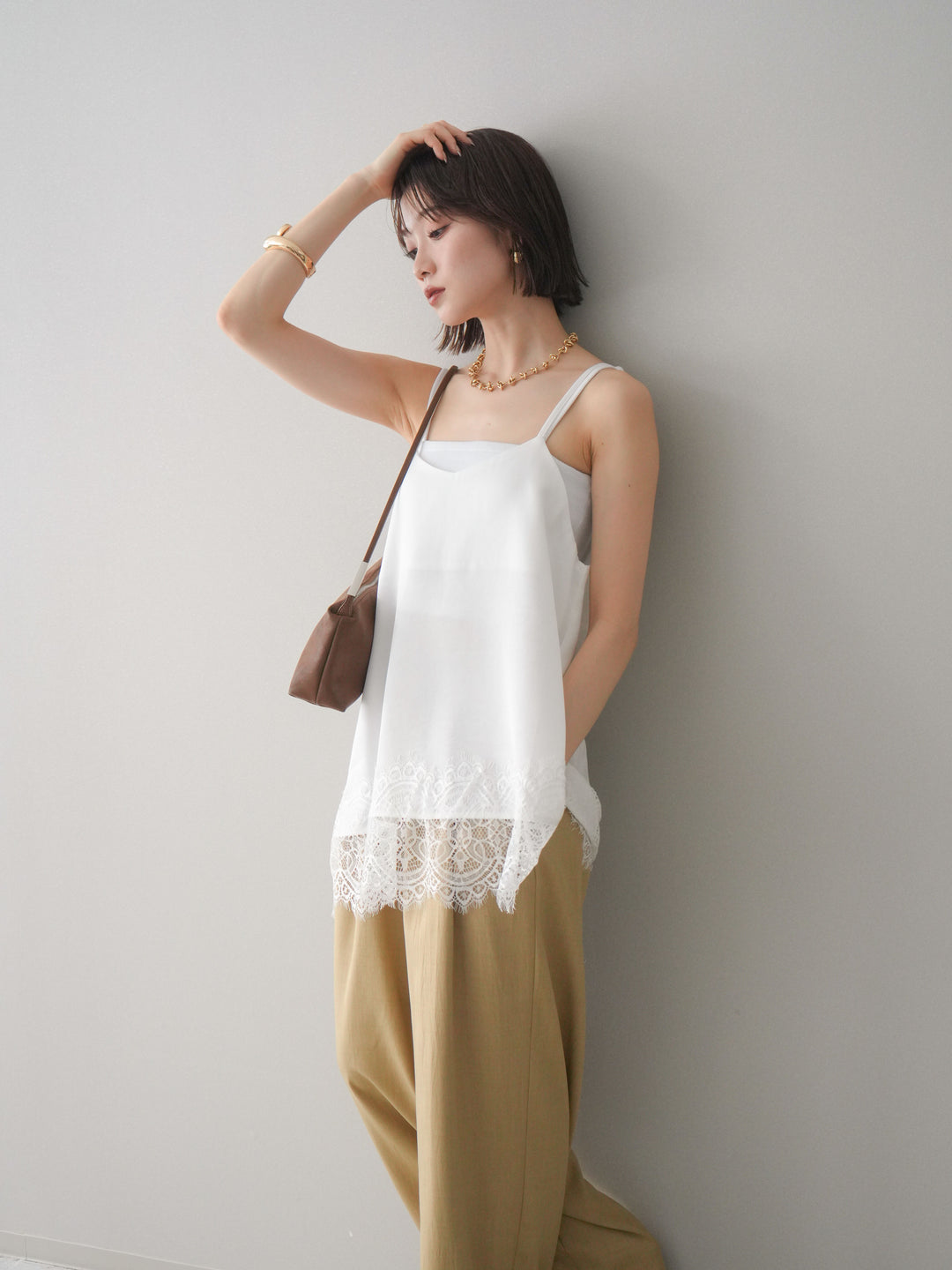 [SET]レーストリムキャミソール+レーストリムキャミソール(2set)