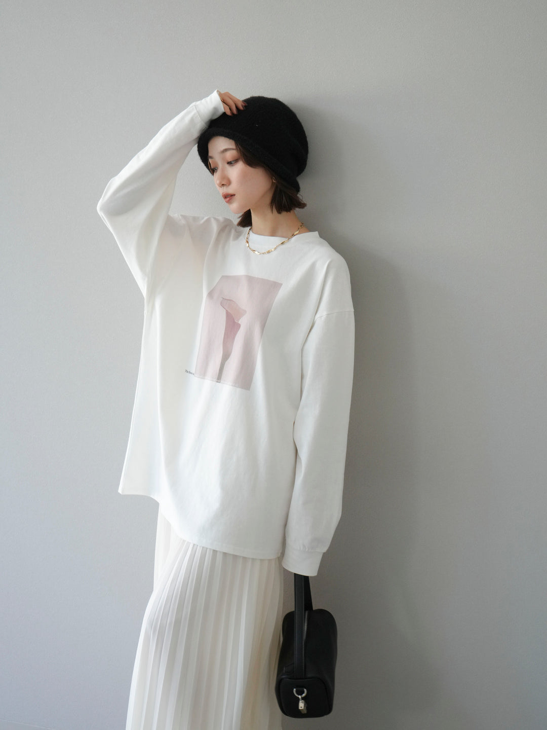 [予約]フラワーフォトプリントBIGロンT /オフ1