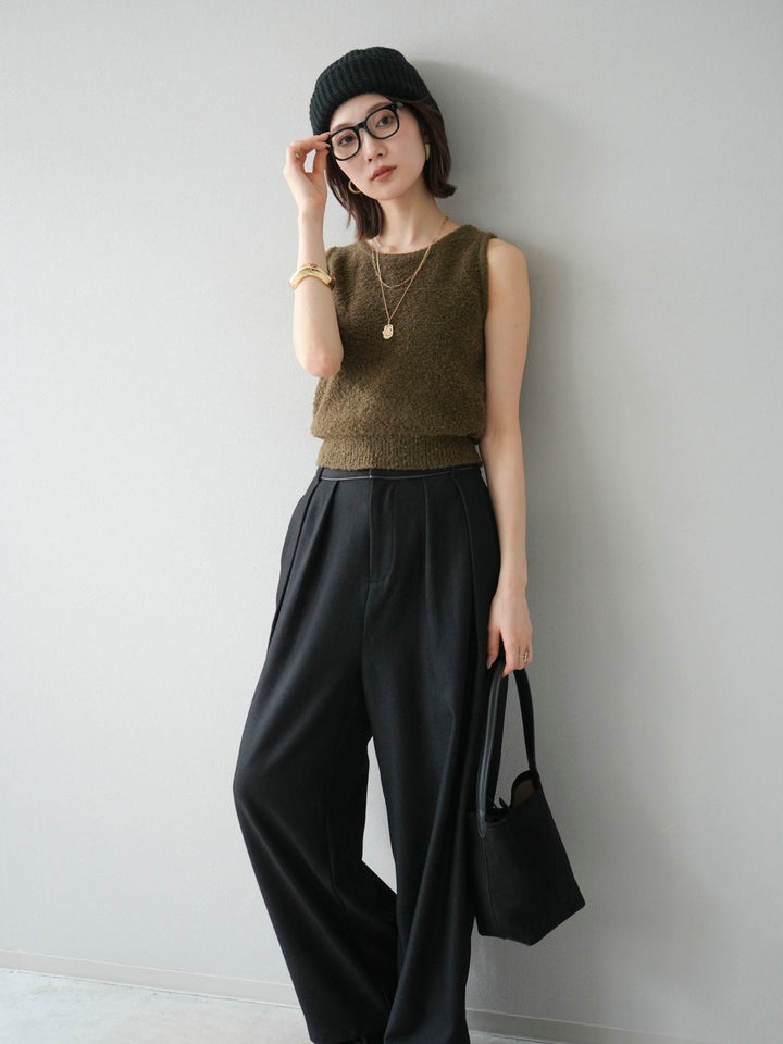 [予約]ニットビーニー/ブラック