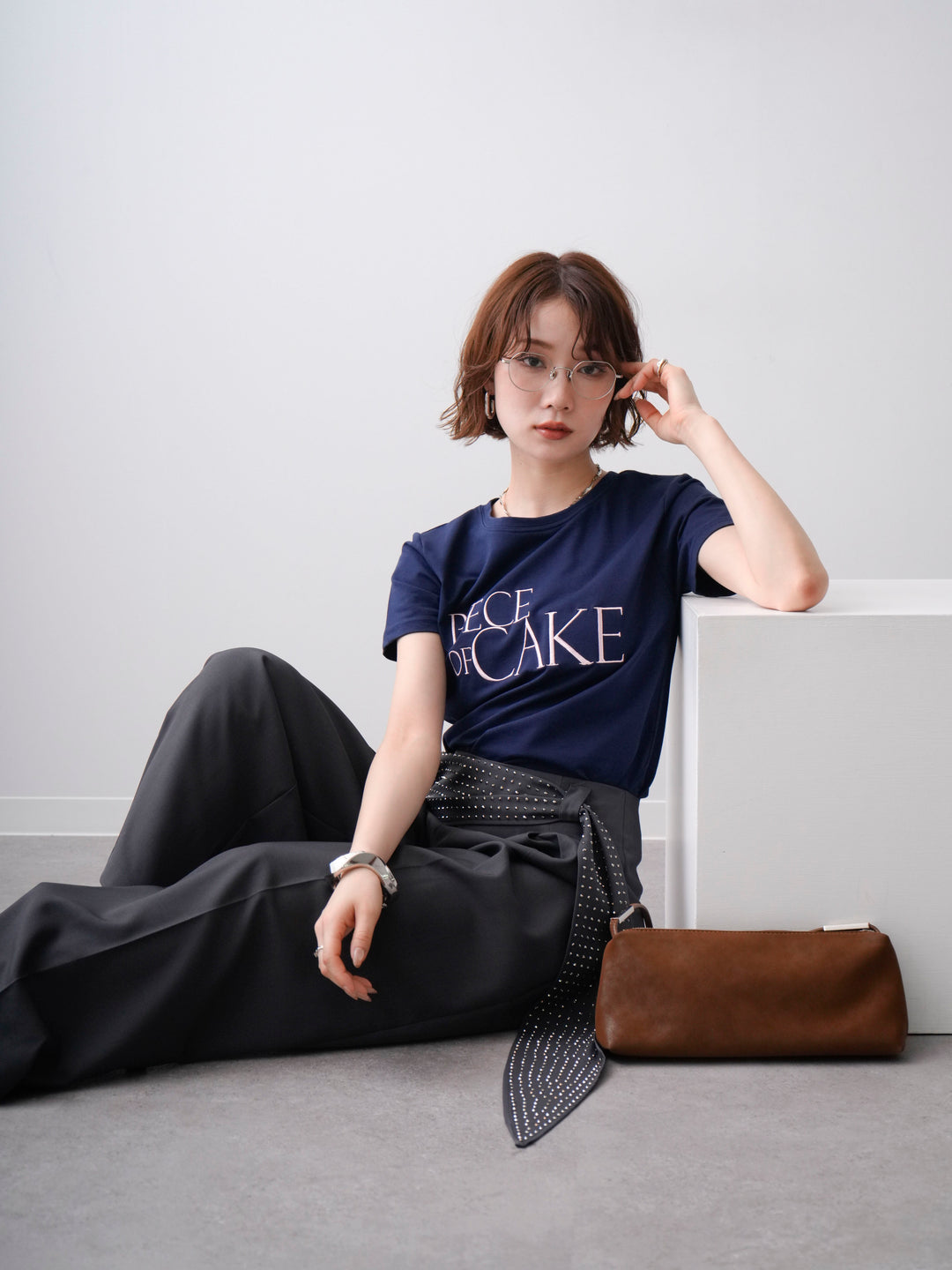 【套裝】刺繡Logo T卹 + 刺繡Logo T卹（2件組）