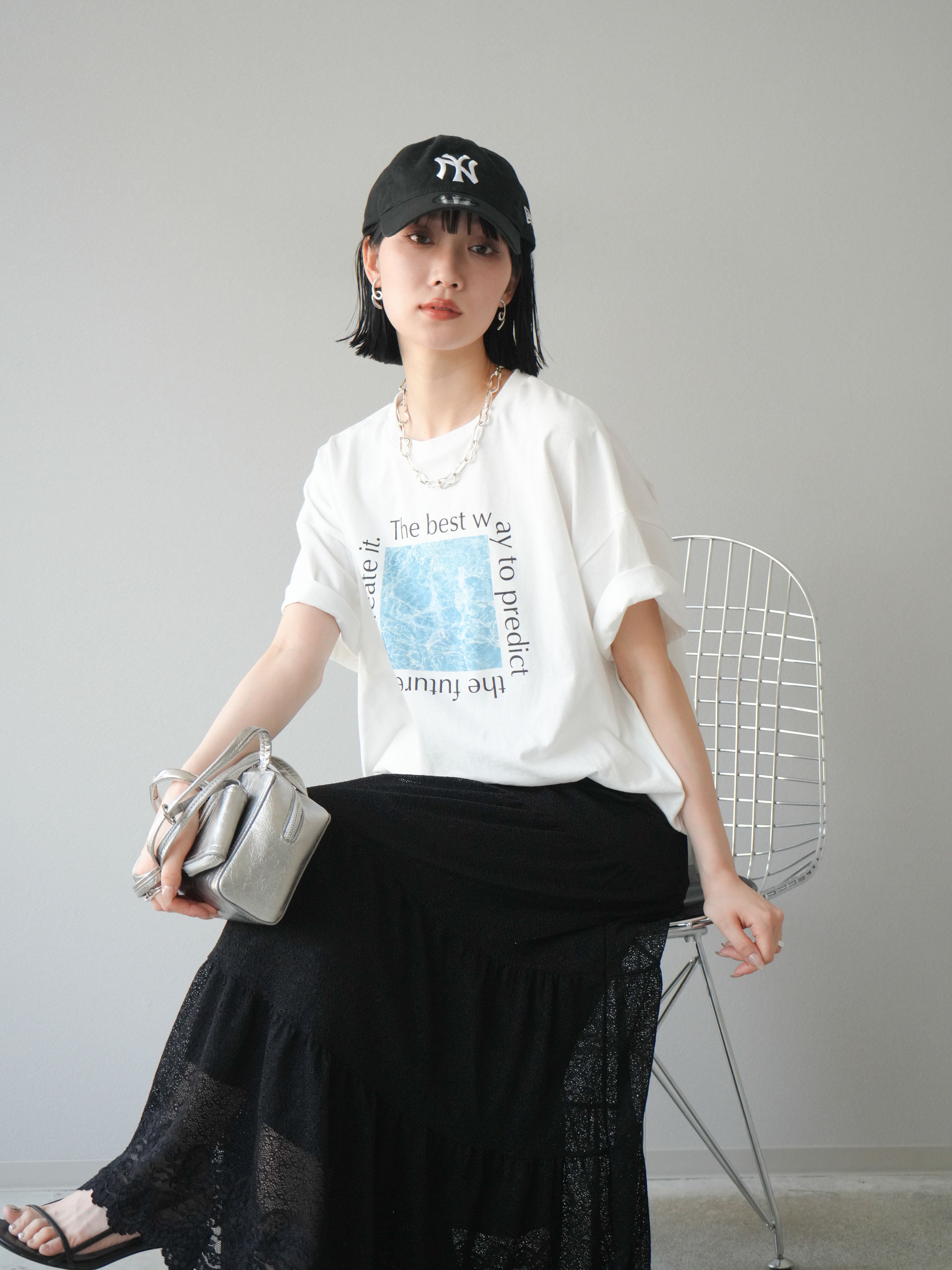 予約]ポーチ付きスクエアバッグ/シルバー – Lumier