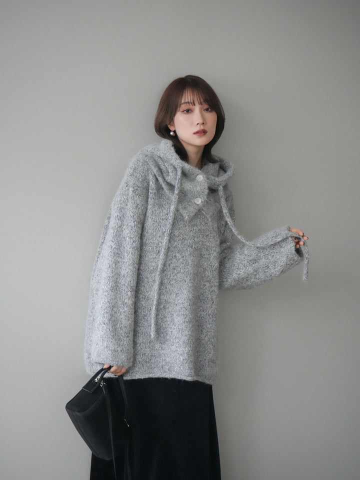 [予約]バラクラバSETニットプルオーバー/gray