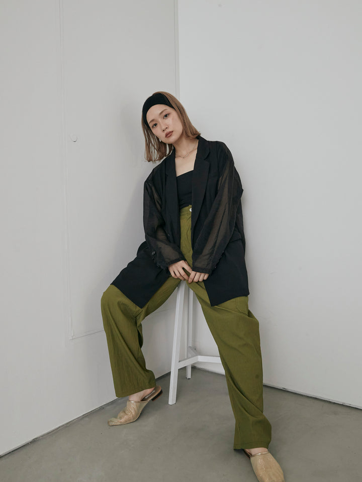 [預購] 軍裝工裝褲/卡其色