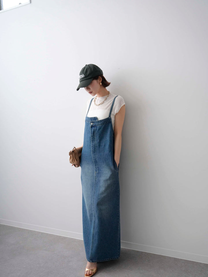 [予約]シアーリブフレンチニットトップス/white