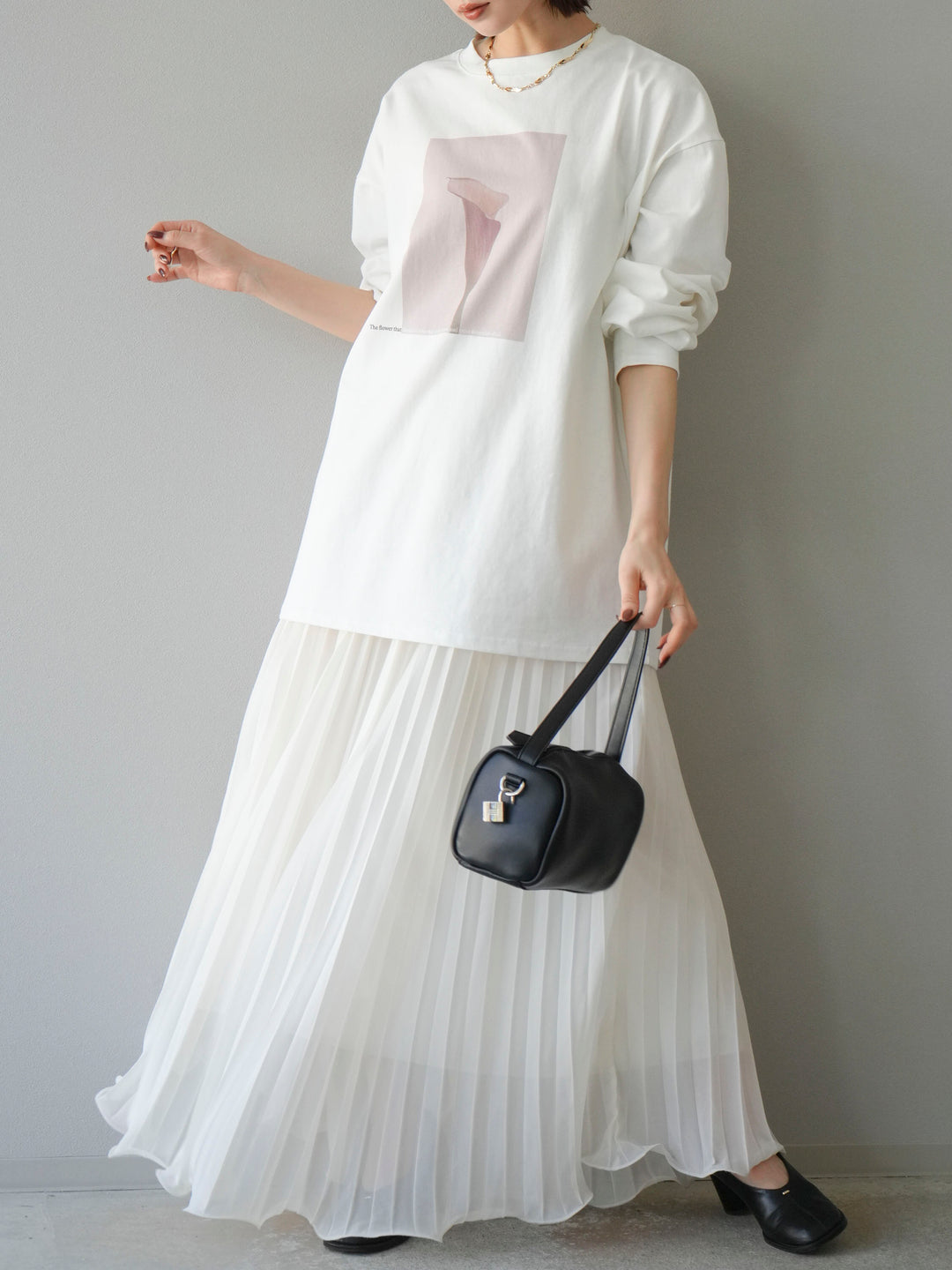 [予約]フラワーフォトプリントBIGロンT /オフ1