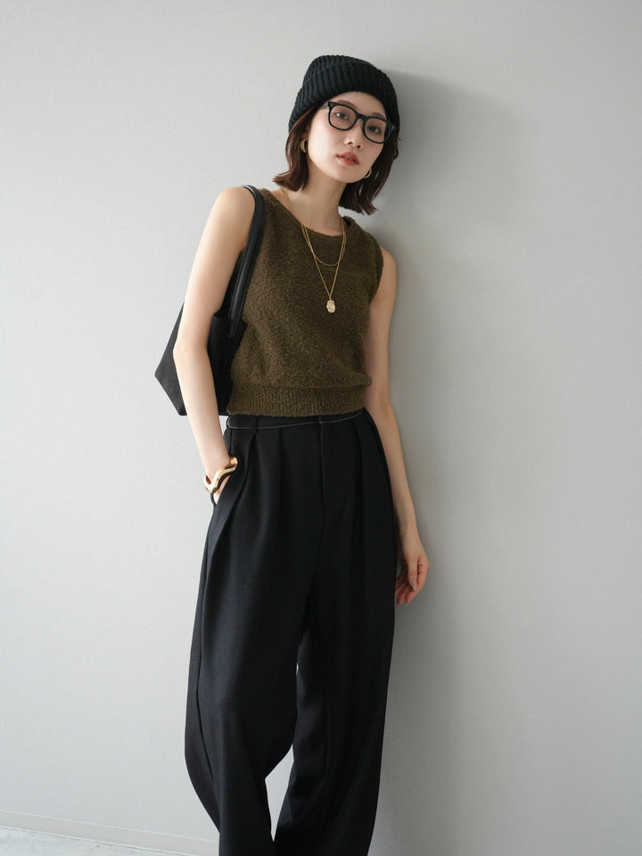 [予約]ニットビーニー/ブラック