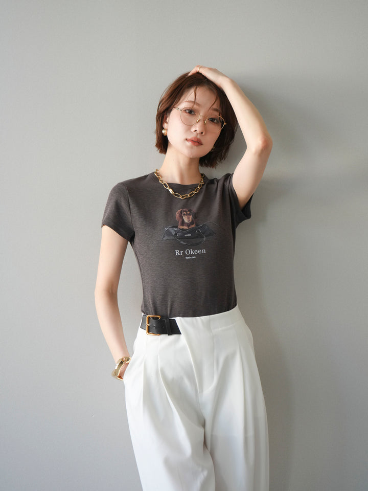 [SET]ドッグコンパクトTEE+選べるアクセセット(2set)