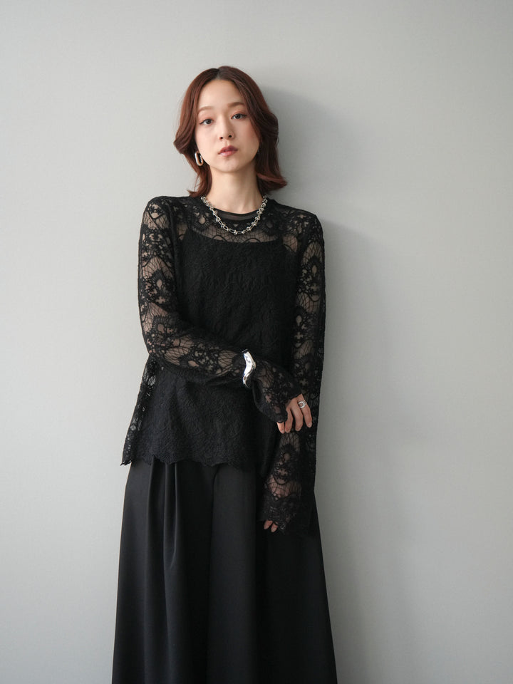 [SET]チュールレーストップス+チュールレーストップス(2set)