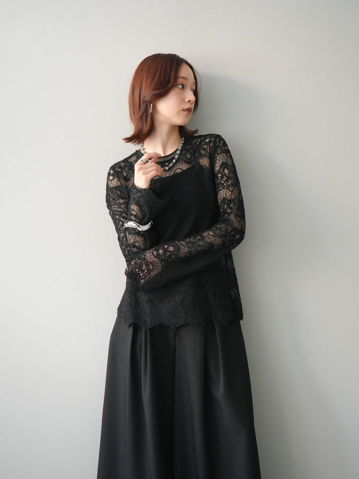 [SET]チュールレーストップス+チュールレーストップス(2set)