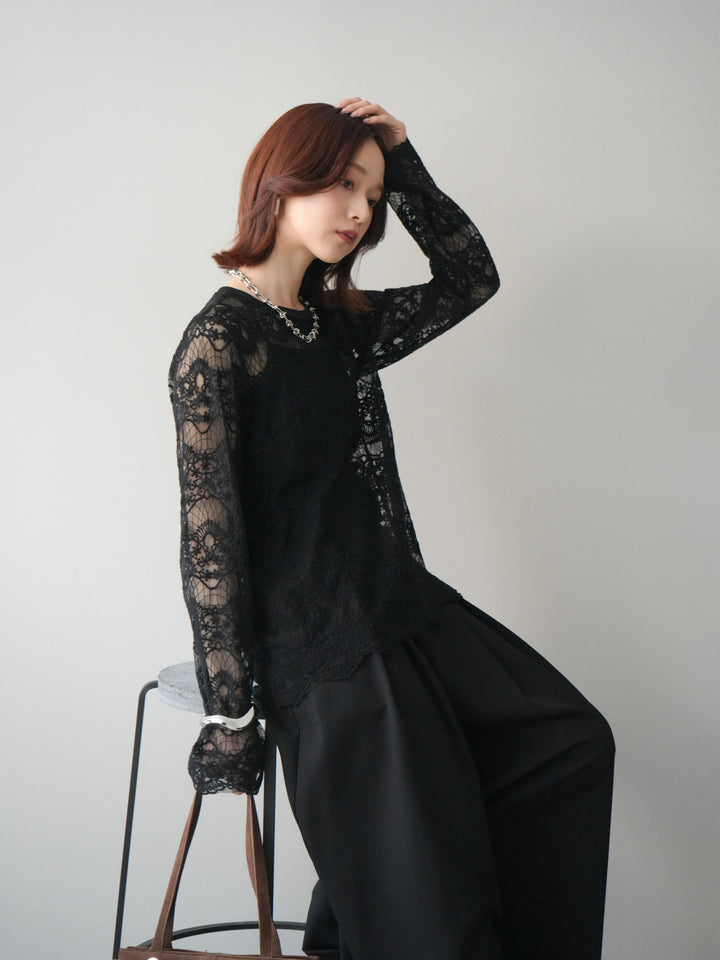 [SET]チュールレーストップス+選べるアクセセット(2set)