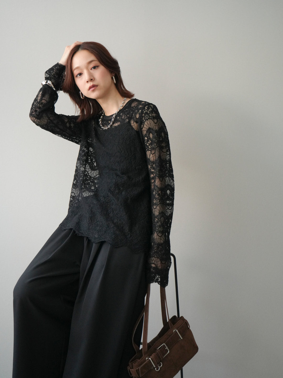 [SET]チュールレーストップス+チュールレーストップス(2set)