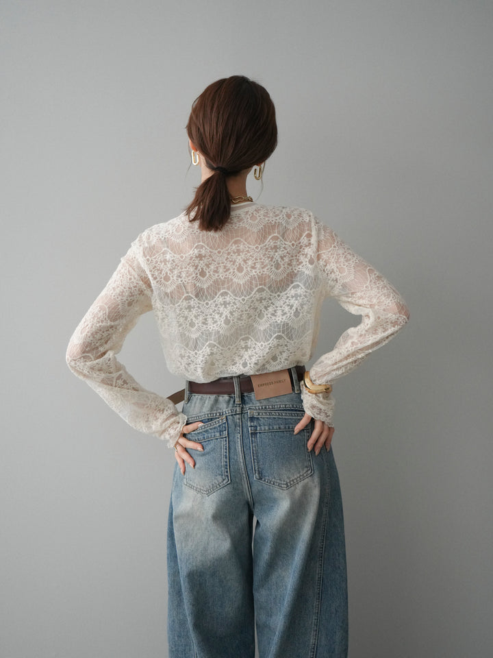 [SET]チュールレーストップス+選べるアクセセット(2set)