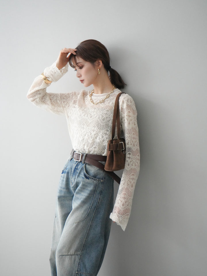 [SET]チュールレーストップス+チュールレーストップス(2set)