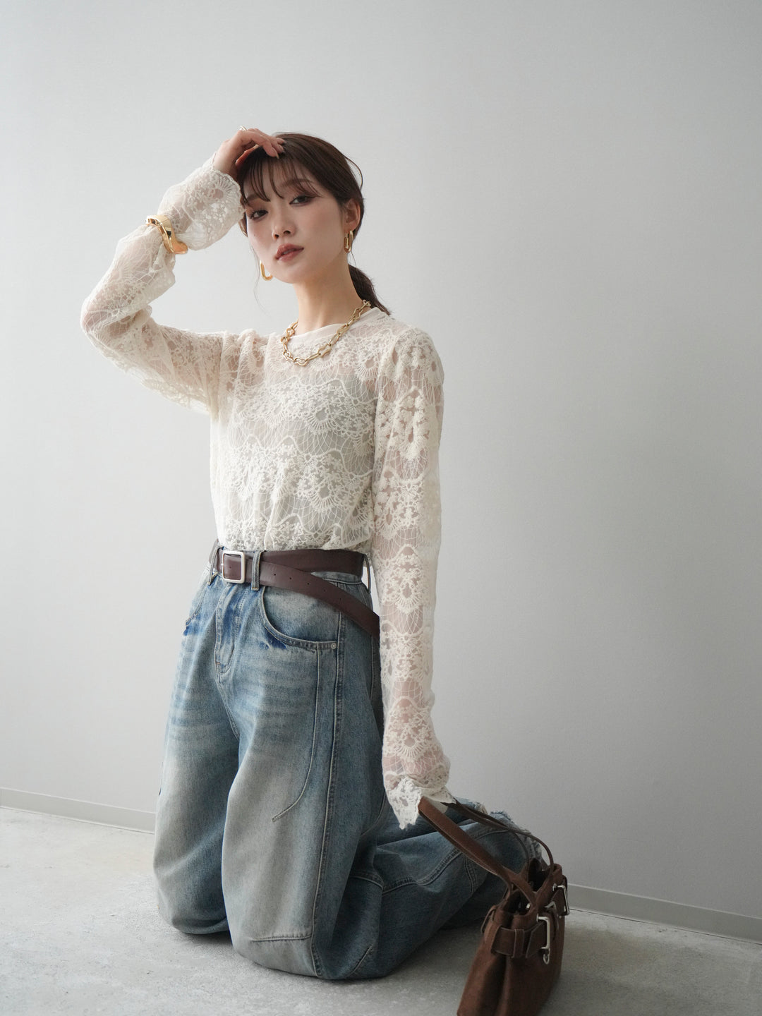 [SET]チュールレーストップス+チュールレーストップス(2set)